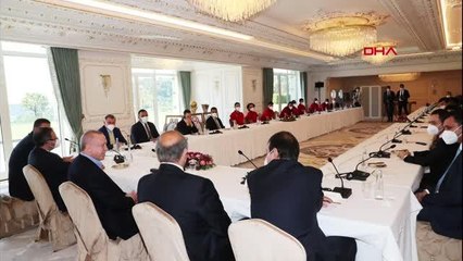 CUMHURBAŞKANI ERDOĞAN, ANADOLU EFES'İ KABUL ETTİ