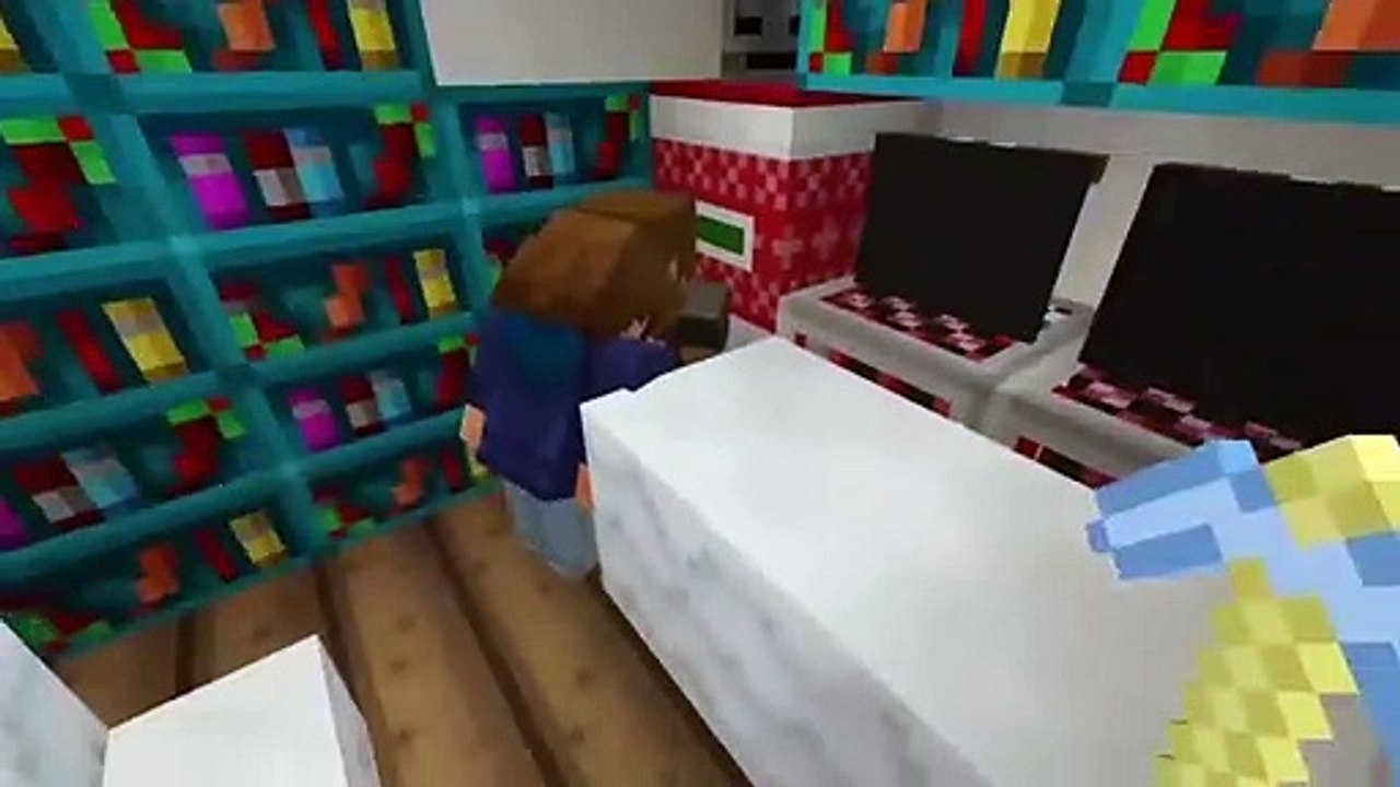 Minecraft Le Pere Noel Perdu  (Court Metrage