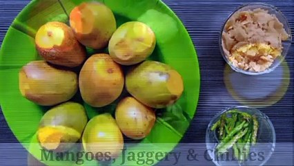 GSB Ambe upkari || Desi Mango Curry ||  ಕಾಟು ಮಾವಿನ ಹಣ್ಣಿನ ಗಸಿ ||