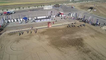 AFYONKARAHİSAR - Motokros şampiyonalarının ilk günü tamamlandı