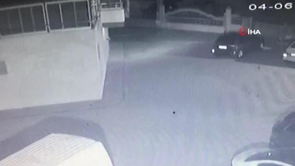 Çöp kovasıyla apartmandaki ayakkabıları çaldı