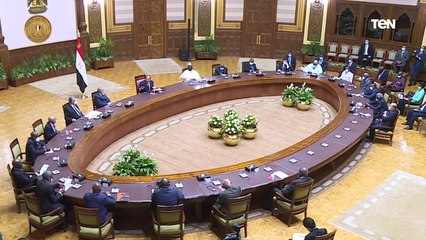 السيد الرئيس يستقبل رؤساء المحاكم الدستورية والعليا الأفارقة ويجتمع بوزير الزراعة