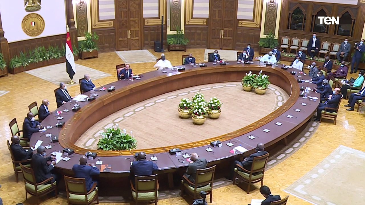 السيد الرئيس يستقبل رؤساء المحاكم الدستورية والعليا الأفارقة ويجتمع بوزير الزراعة