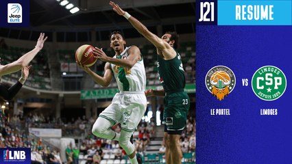 Le Portel vs. Limoges (70-64) - Résumé - 2020/21