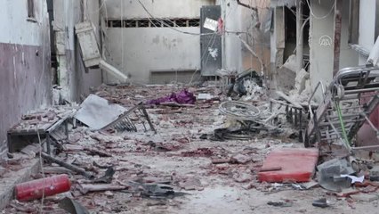 .AFRİN- YPG/PKK'nın Afrin'de hastaneye düzenlediği saldırıda 13 sivil hayatını kaybetti, 27 sivil yaralandı (2)