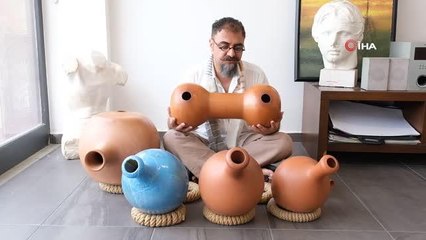 Afrika'daki İgbo kabilesinden esinlendi, 32 enstrüman icat etti