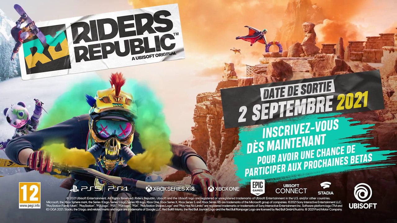 Riders Republic - Bande-annonce Ubi Forward 2021 (date de sortie)