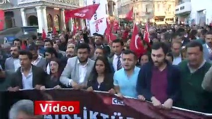 CHP'li gençlerden 'laiklik' eylemi!