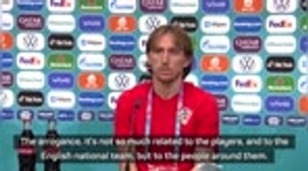 Croatia's Modric not impressed with 'arrogant' English media