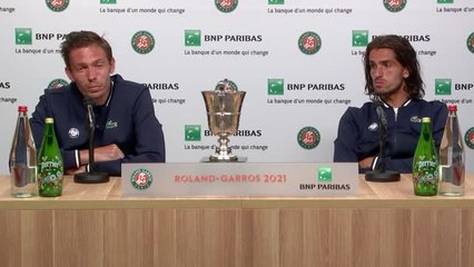 Roland-Garros (Double) - Mahut : "Des frissons en permanence"