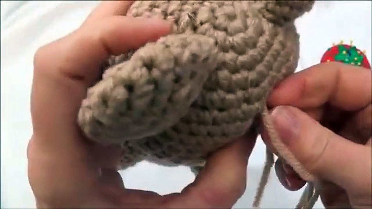 How To Sew Amigurumi Valentine Bear Together
