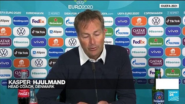 All our thoughts and prayers are with Christian , says Denmark coach after Eriksen collapse