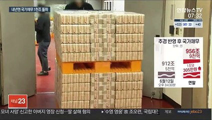 1초에 나랏빚 305만 원씩 증가…내년엔 1천조 돌파