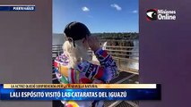 Lali Espósito visitó las Cataratas del Iguazú