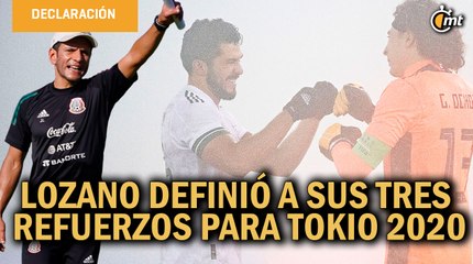 Jaime Lozano definió a sus tres refuerzos para Tokio 2020