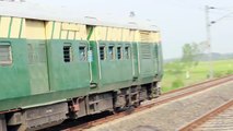 Sealdah - Jangipur Memu tilting through a curve __ Indian Railway