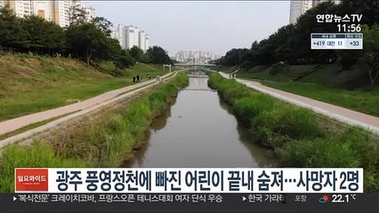 下载视频: 광주 풍영정천에 빠진 어린이 끝내 숨져…사망자 2명