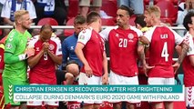 Eriksen stable after frightening collapse during Denmark v Finland