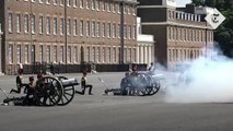 Gun salute at Royal Artillery Barracks to mark Queen’s official birthday