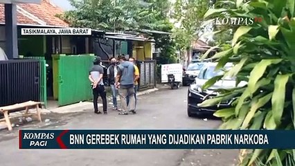 Rumah yang Jadi Pabrik Narkoba di Tasikmalaya Digerebek BNN, Suami Istri Ditangkap