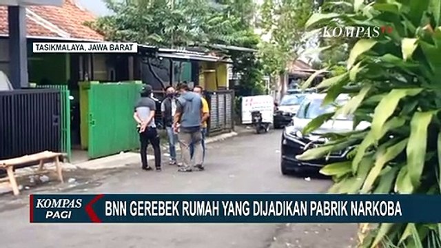 Rumah yang Jadi Pabrik Narkoba di Tasikmalaya Digerebek BNN, Suami Istri Ditangkap