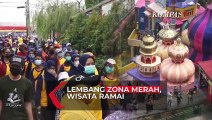 Wisatawan Tetap Padati Kawasan Lembang Meski Berada di Zona Merah Covid-19