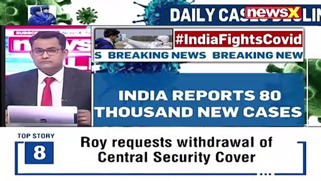India Reports 80,834 New Covid Cases In A Day Lowest Case Tally In 71 Days NewsX
