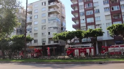 Apartman dairesinde çıkan yangın hasara yol açtı