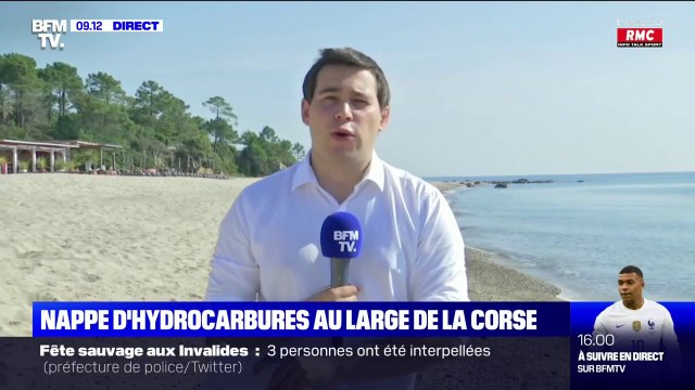 Corse: la nappe d'hydrocarbures s'éloigne de l'île