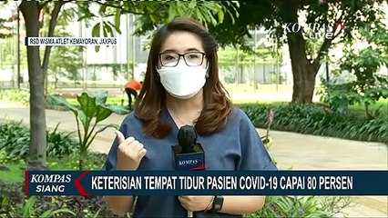Pasien Covid-19 Terus Bertambah, Keterisian Ruang Rawat di RSD Wisma Atlet Capai 80,68 Persen