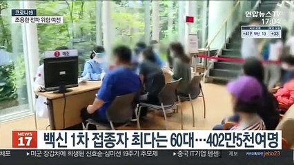 백신 1차 접종자 최다는 60대…402만5천여명