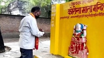 'Corona mata' temple built in UP's Pratapgarh, demolished after 5 days