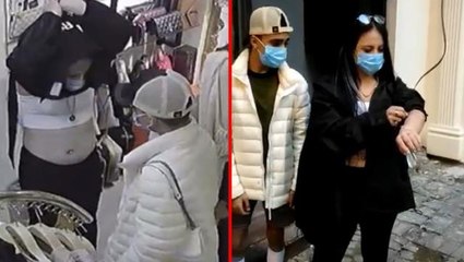 Bir mağazadan 800 lira değerinde ürün çalan kadın, yakalanacağını anlayınca jiletle kendini doğradı