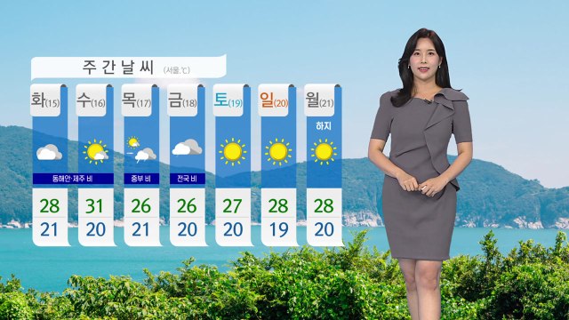[날씨] 내일 '단오' 불볕더위 계속...오후 호남 내륙 소나기 / YTN