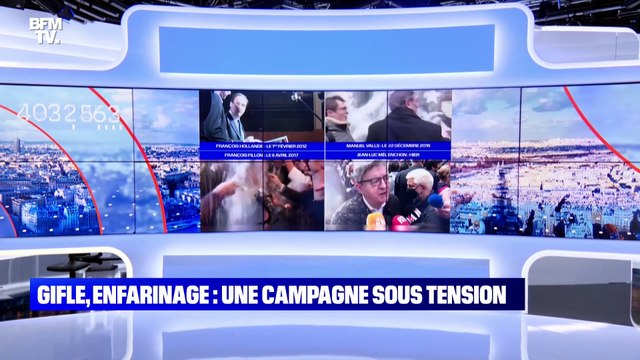 Enfarinage, gifle : une campagne sous tension - 13/06