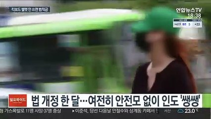 공유 킥보드 헬멧 착용률 단 3%…오늘부터 범칙금