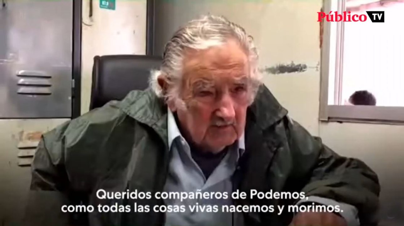 "Por una España que no sea de charanga y pandereta": el mensaje de apoyo de José Mujica a Podemos en su IV Asamblea