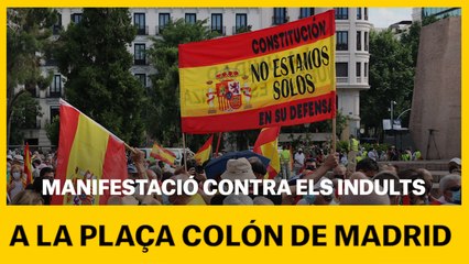 Manifestació a Madrid contra els indults