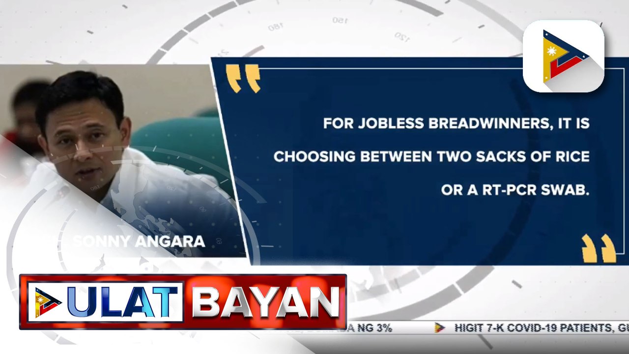 Sen. Sonny Angara, isinusulong na mabigyan ng libreng COVID-19 test ang mga Pilipinong naghahanap ng trabaho sa gitna ng pandemya
