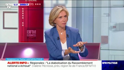 Valérie Pécresse: "Si je suis réélue, la dette Covid (des entreprises) sera annulée"