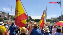 25.000 personas asisten a la concentración en la Plaza de Colón contra los indultos