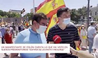 Un manifestante de Colón cuenta lo que ha visto en sueños premonitorios: “España se levanta y resurge”