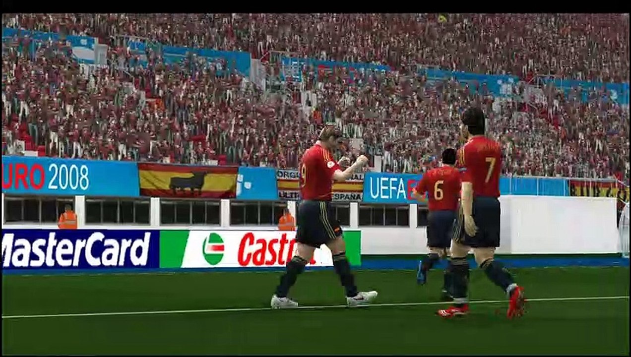 #EURO_2020 #PES_6 #XAVI #TORRES PES 6 Spain v Germany UEFA EURO 2008 final highlights