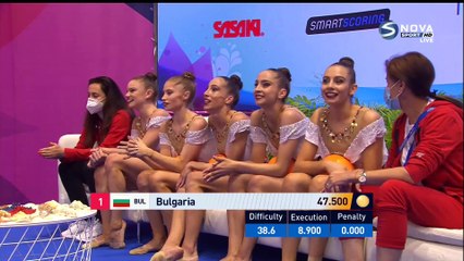 Ансамбълът на България със златен медал на  5 топки