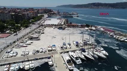 ÇANAKKALE BOĞAZI'NDA DENİZ SALYASI YOĞUNLUĞU