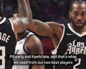 PG and Kawhi set the tone for Game 3 win - Lue