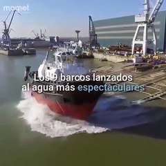 Dev gemilerin suya ilk iniş anı