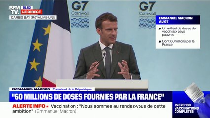 G7: Emmanuel Macron appelle à continuer à "avoir des politiques monétaires coordonnées"