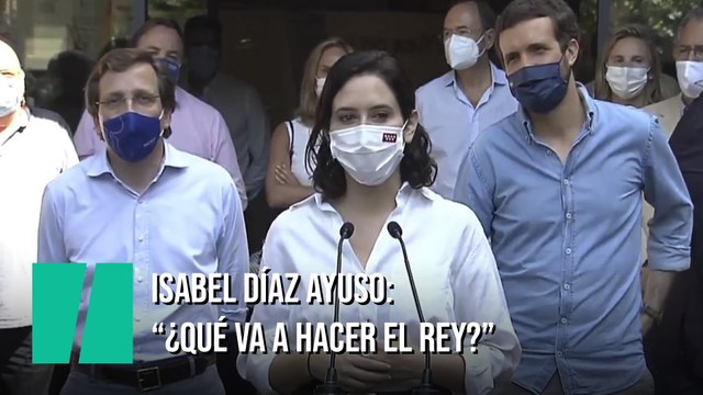 Ayuso, sobre los indultos: ¿Qué va a hacer el rey?