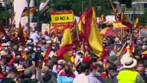 Ισπανία: Μαζική αντικυβερνητική διαδήλωση των κομμάτων της δεξιάς
